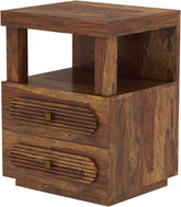 ONIJA  Sheesham ( Rosewood ) Solid Wood Bedside Table  (Finish Color - Provincial Teak, Pre-assembled)